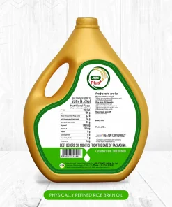 Premium quality Rice bran oil 5 litre back